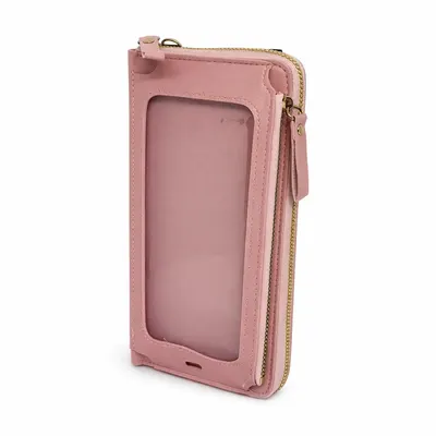 BILLETERA PORTA CELULAR ROSA