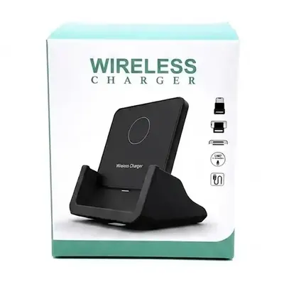 CARGADOR INALAMBRICO ESCRITORIO 15W NEGRO