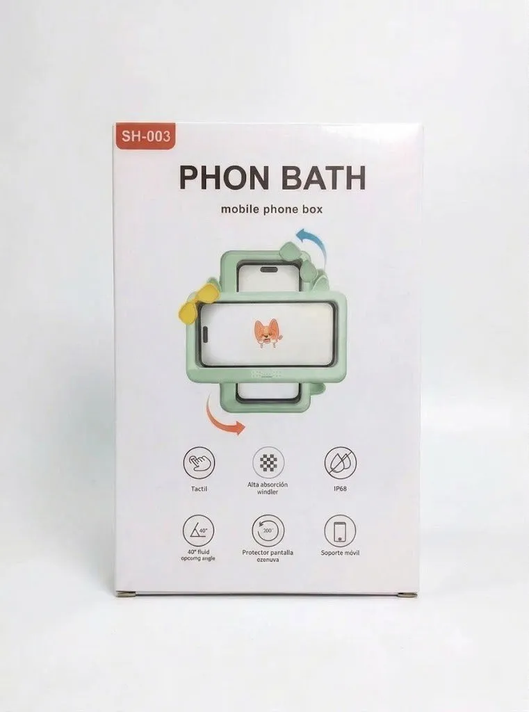 FUNDA DUCHA PARA CELULAR 6.8" VERDE