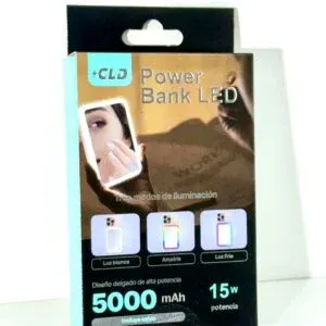 POWERBANK CLD ESPEJO ROSA 5000 MAH