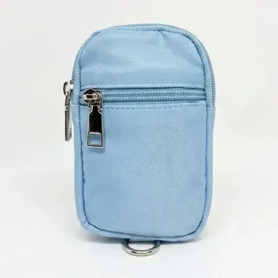 CORREA CON ESTUCHE CELESTE