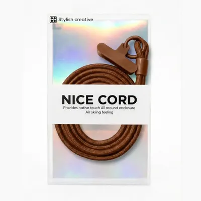 CORREA LARGA AJUSTE METAL MARRON