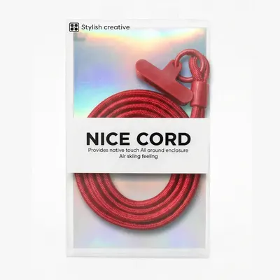 CORREA LARGA AJUSTE METAL ROJO