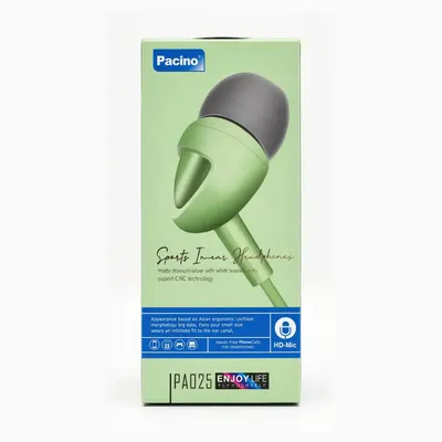 AURICULAR CON CABLE PA025 VERDE