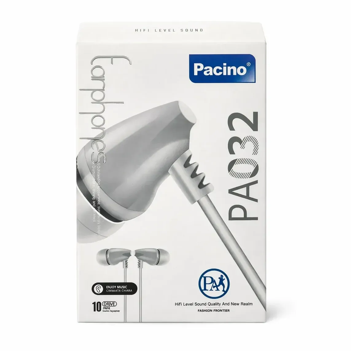 AURICULAR CON CABLE PA032 BLANCO