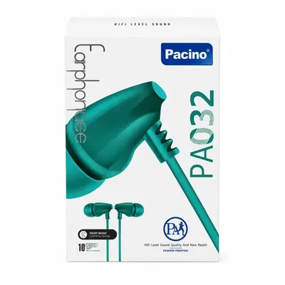 AURICULAR CON CABLE PA032 VERDE