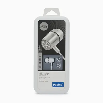 AURICULAR CON CABLE PA038 BLANCO