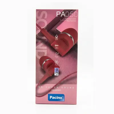 AURICULAR CON CABLE PA050 BORDO