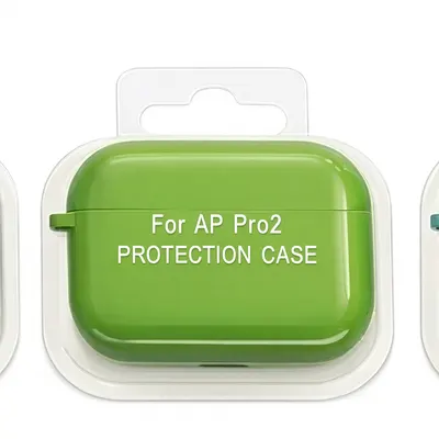 FUNDA AIRPODS PRO 2 EN CAJA VERDE MENTA