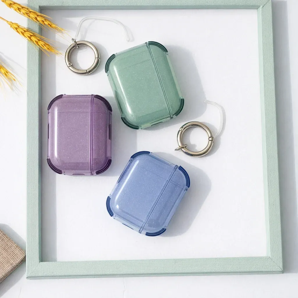 FUNDA SILICONA PASTEL AIRPODS 4 NEGRO