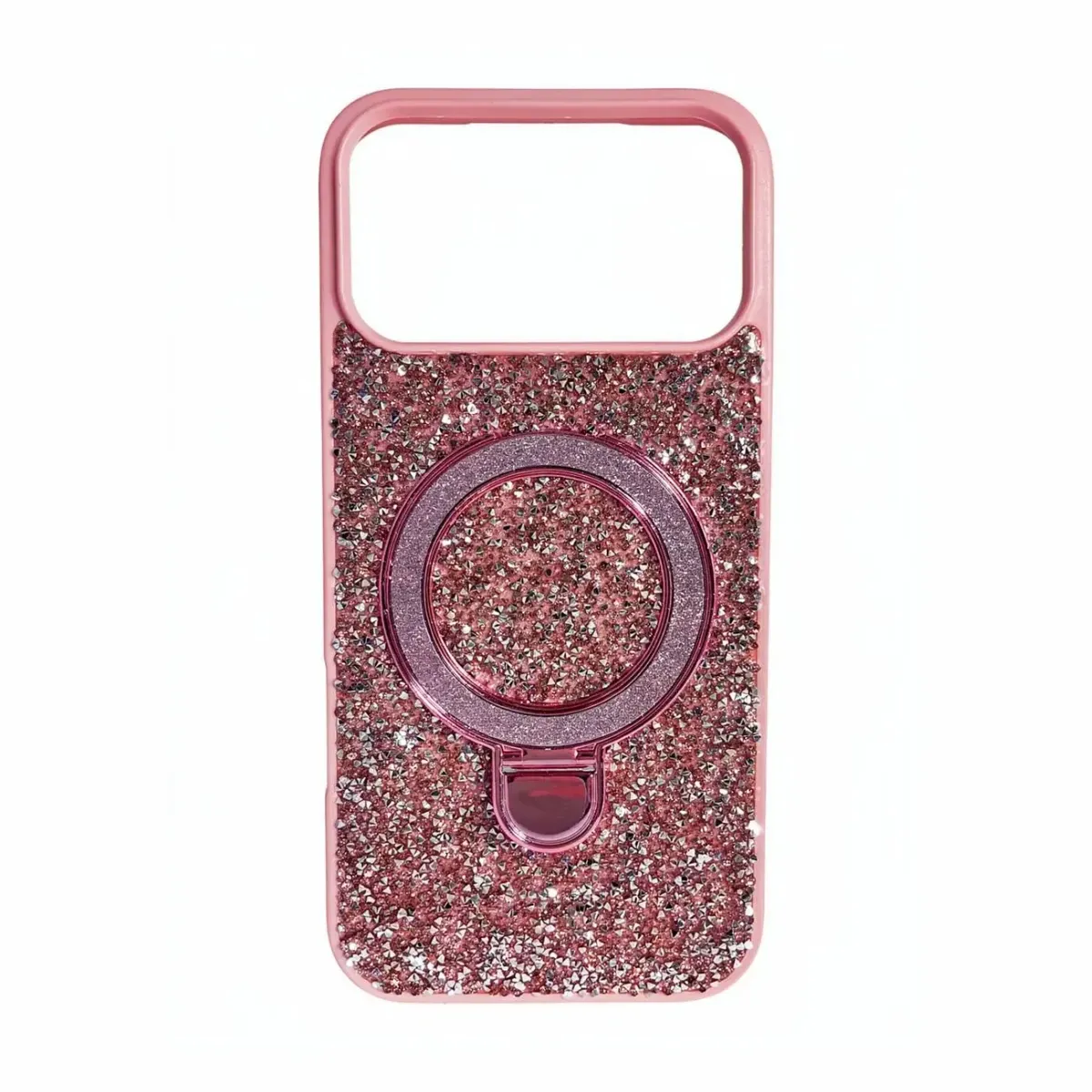 MAGSAFE BRILLO SOPORTE IPHONE 13 ROSA