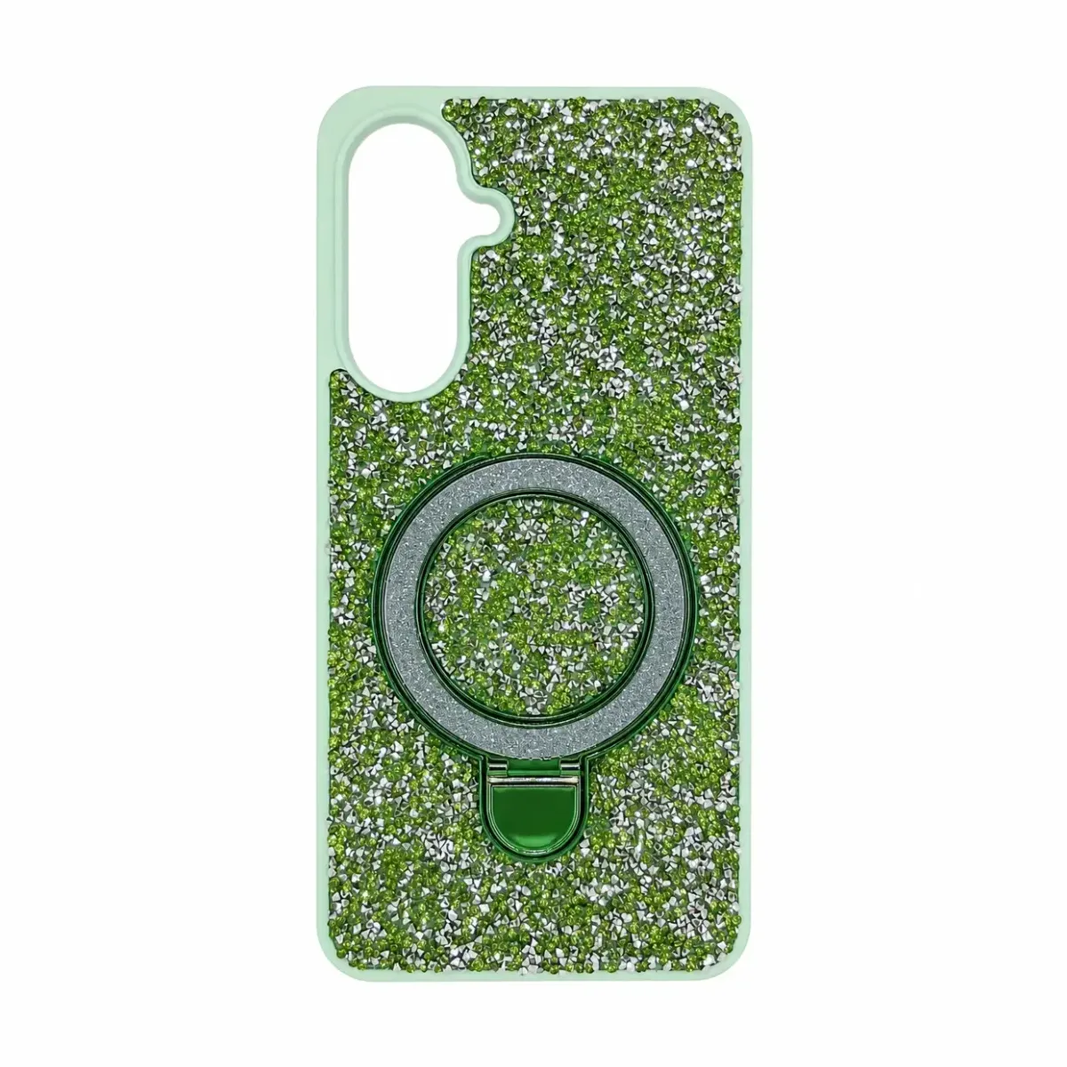 MAGSAFE BRILLO SOPORTE IPHONE 15 PRO VERDE