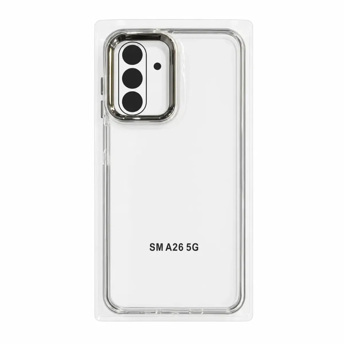 FUNDA GLITTER MAGSAFE MOTO G15/G17 PLATEADO