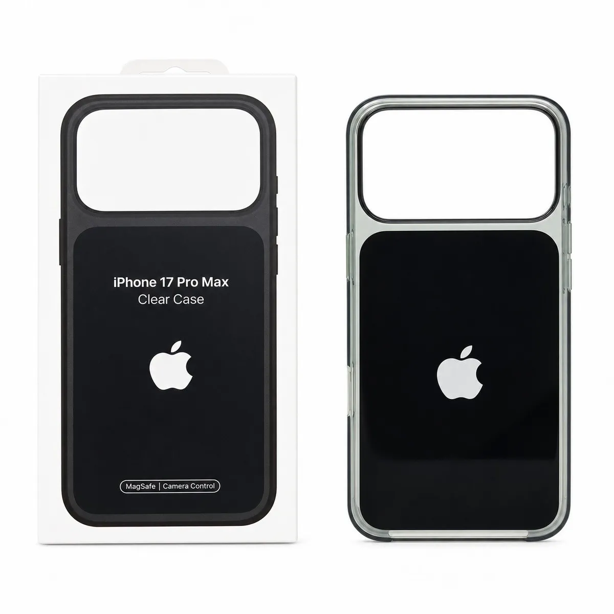 CLEAR LOGO COLOR IPH 17 PRO NEGRO