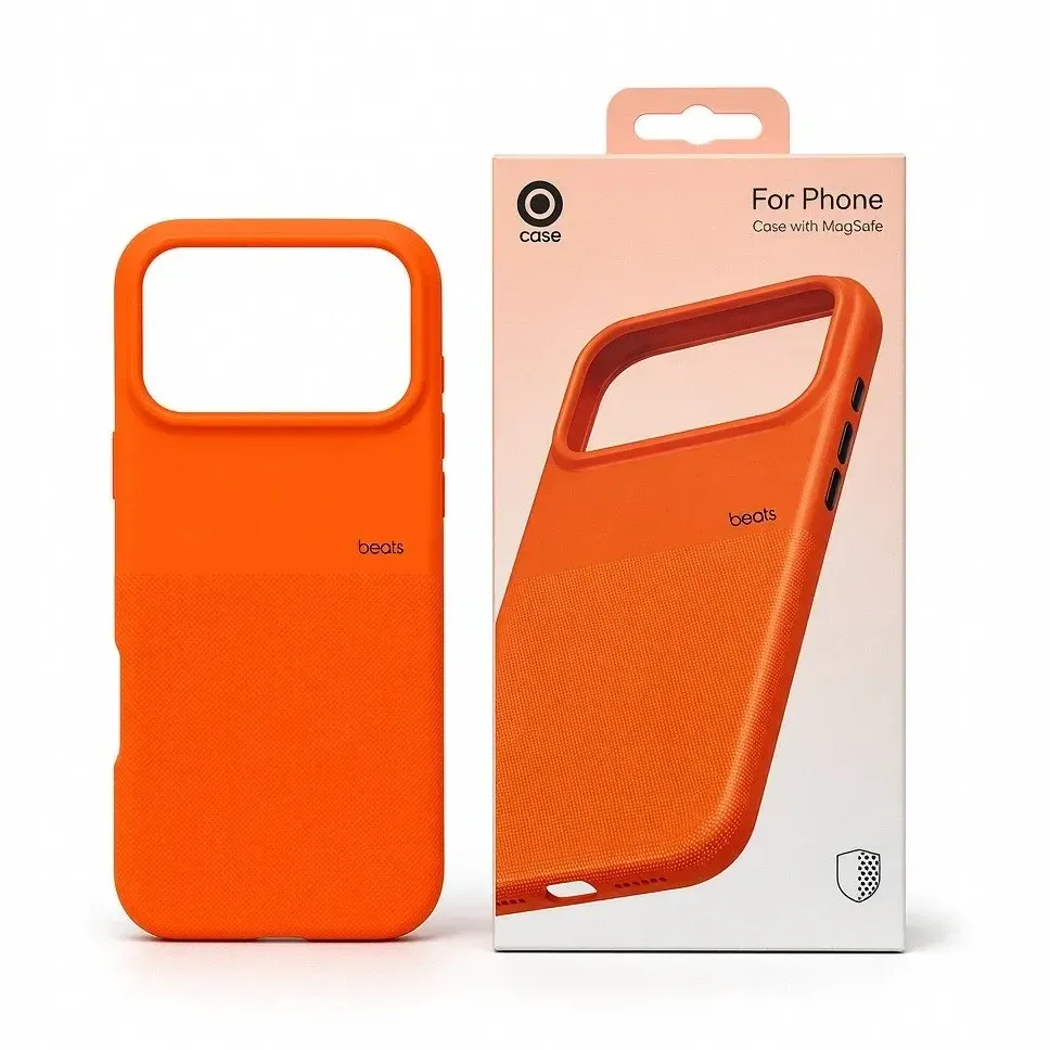 FUNDA BEATS IPH 15 NARANJA