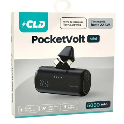 POWERBANK CLD 5000 MAH POCKET VOLT ROSA