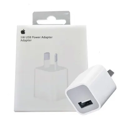 CARGADOR 5W IPHONE 2A CON CAJA PATA ARG