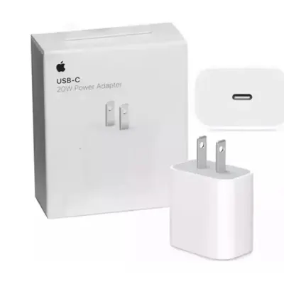 CARGADOR TYPE C TURBO TIPO APPLE 20W PATA REC