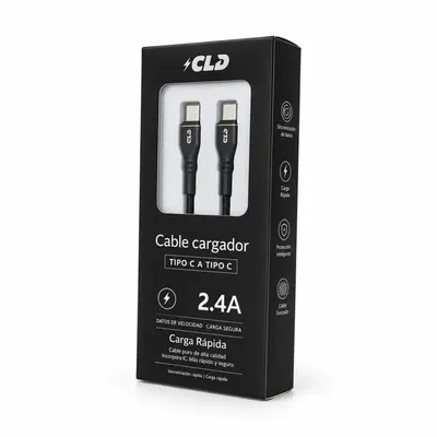 CABLE CLD NEGRO TIPO C A TIPO C