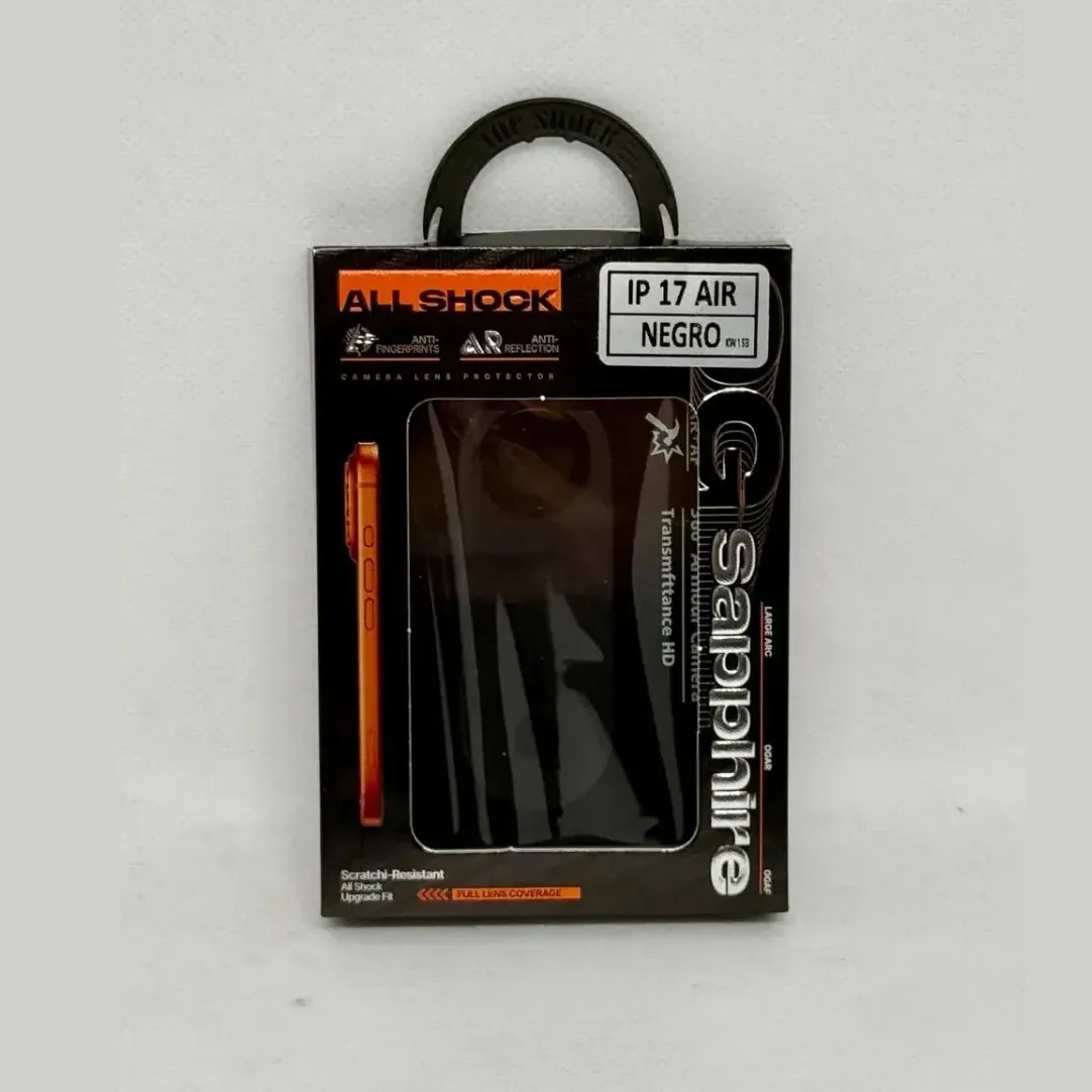 VIDRIO CAMARA METAL COMPLETO IPH 17 PM BLACK