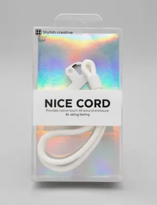 CORREA CORTA AJUSTE METAL BLANCO