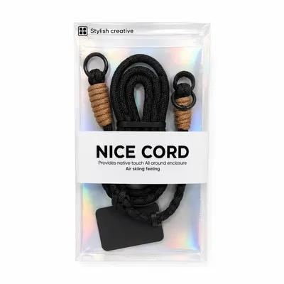 CORREA CORDON LARGA NEGRO