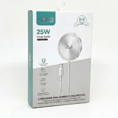 CARGADOR INALAMBRICO QI2 CLD 25W BLANCO