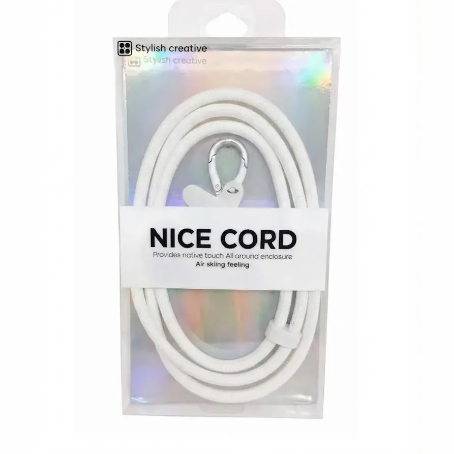 CORREA LARGA AJUSTE METAL BLANCO