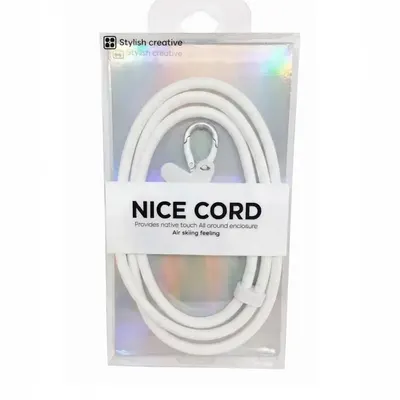 CORREA LARGA AJUSTE METAL BLANCO