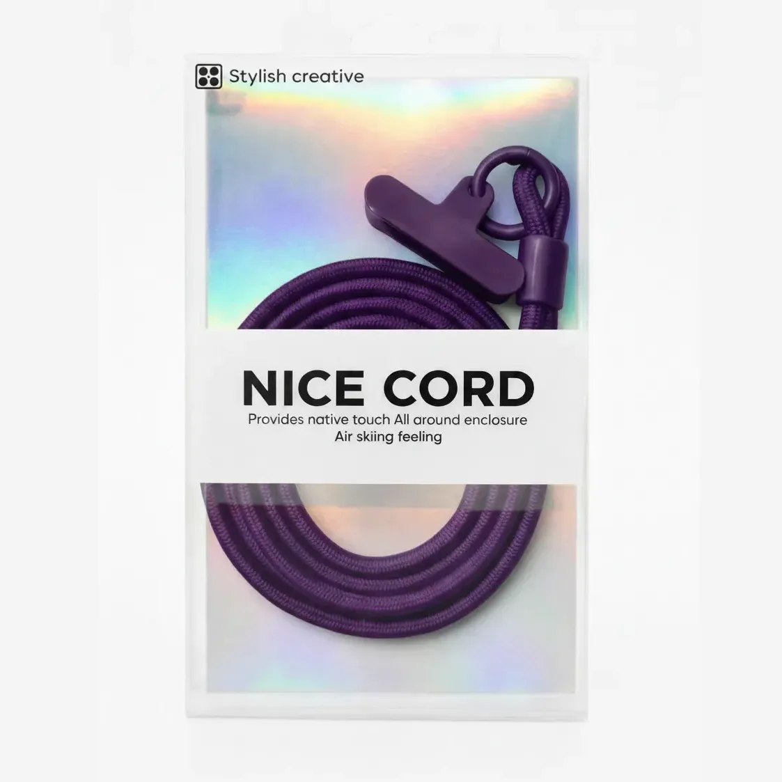 CORREA LARGA AJUSTE METAL VIOLETA OSCURO