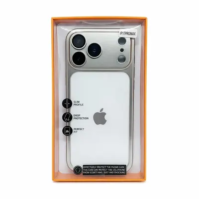 PREMIUM METAL IPH 15 PLATEADO