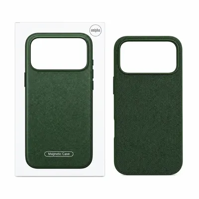 TECHWOVEN SIN LOGO IPH 17 PRO VERDE