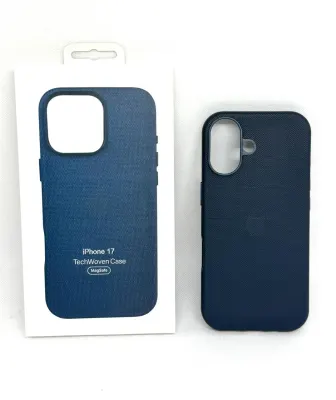 TECHWOVEN CON LOGO IPHONE 16 PRO MAX AZUL