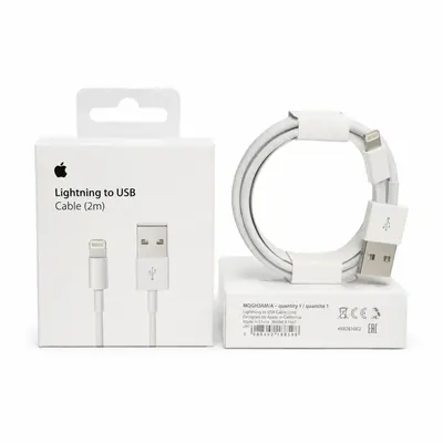 CABLE APPLE USB A LIGHTNING 2 METROS AAA