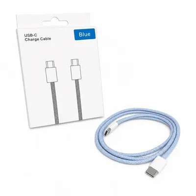 CABLE MALLADO PASTEL C A LIGHTNING CELESTE 1M