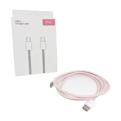 CABLE MALLADO PASTEL C A LIGHTNING ROSA 1M