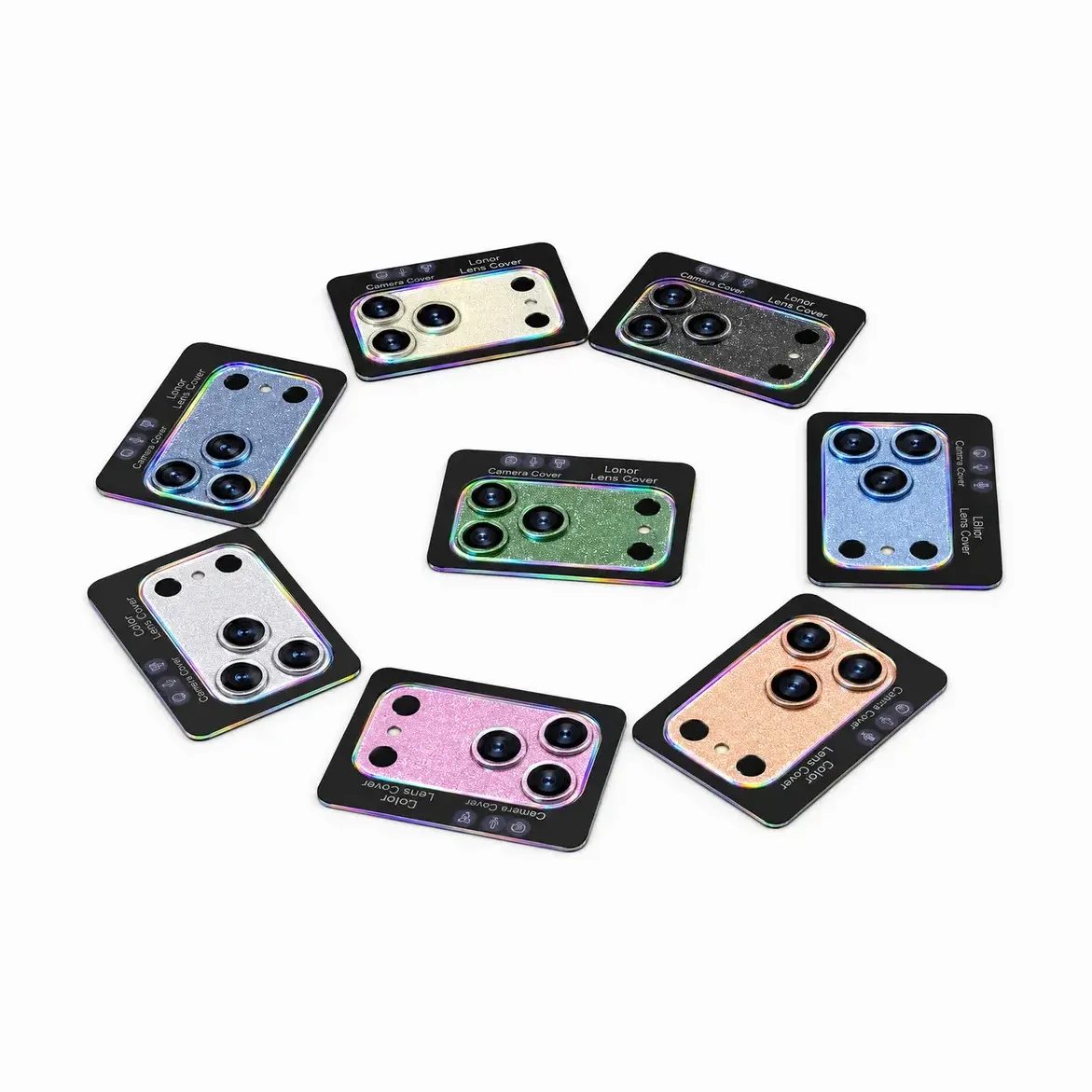 GLITTER ARMOR LENS IPHONE 17 PRO BLACK