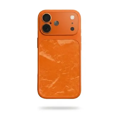 MARBLE SHIELD CASE IPHONE 15 NARANJA