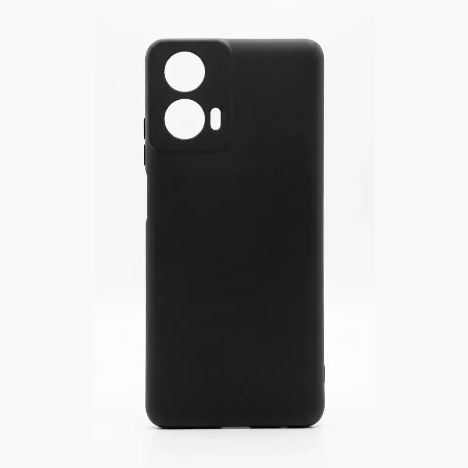 SILICONA SIN LOGO IPHONE 16 NEGRO